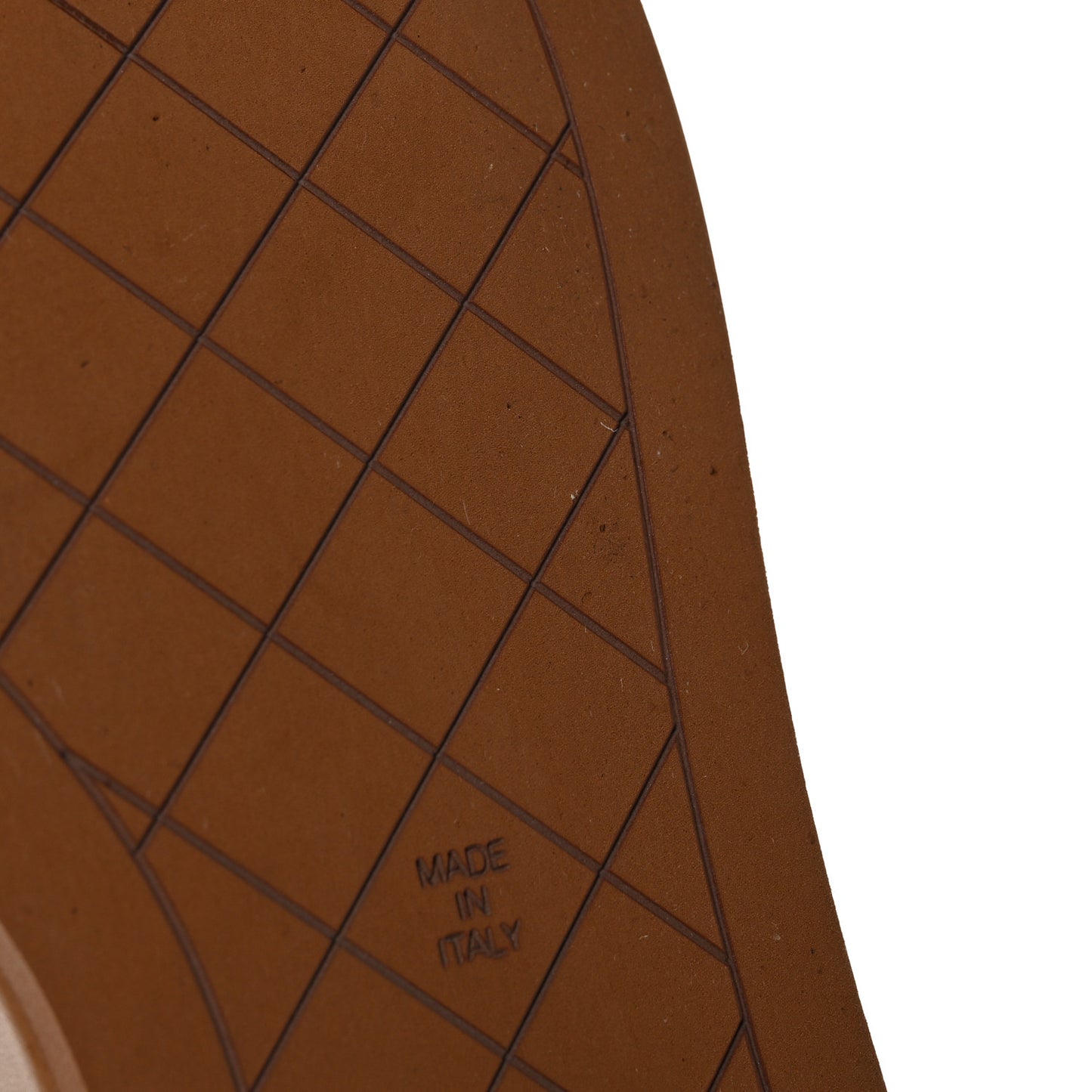 Lambskin Quilted CC Platform Sandals 36.5 Beige
