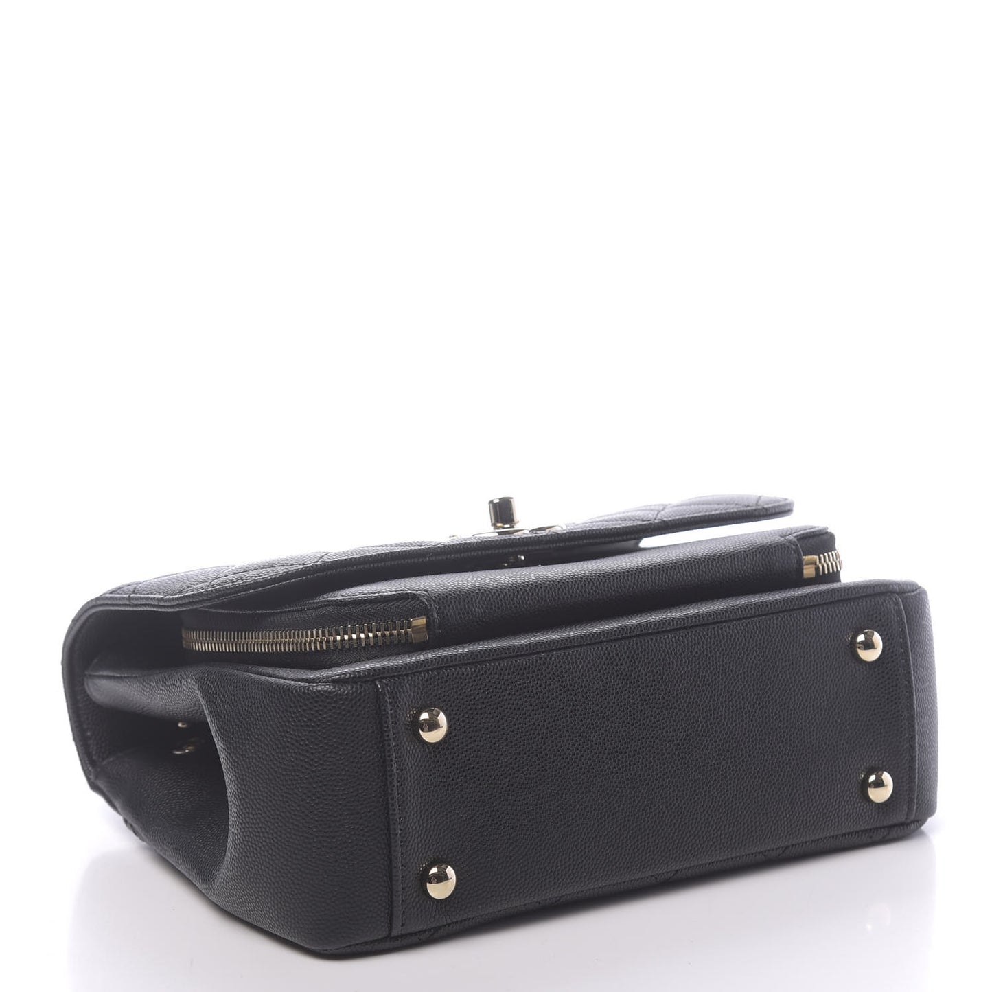Caviar Quilted Medium Business Affinity Flap Black