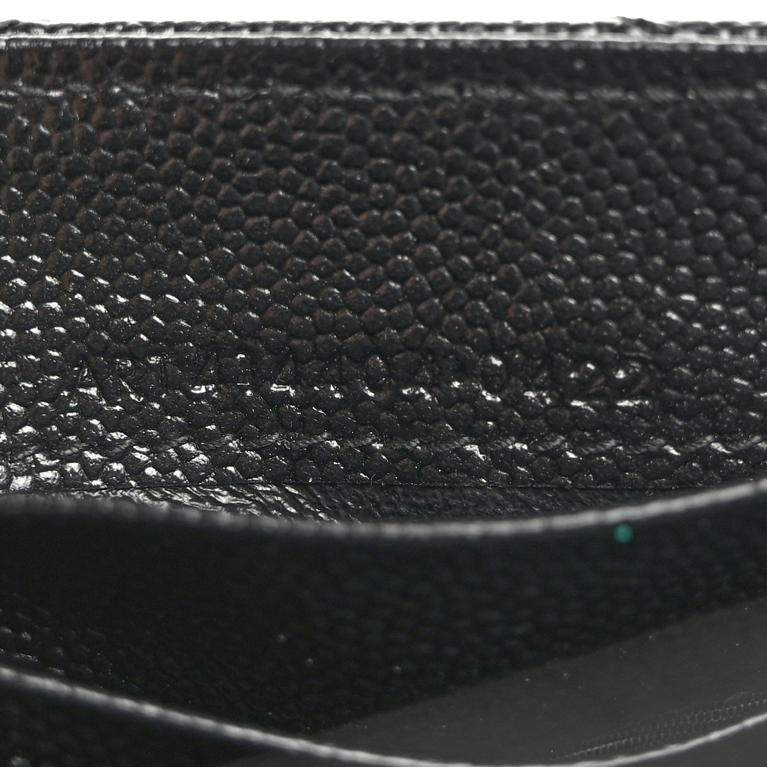 Saint Laurent Grain De Poudre Matelasse Chevron Small Monogram Envelope Wallet Black 7 of 7