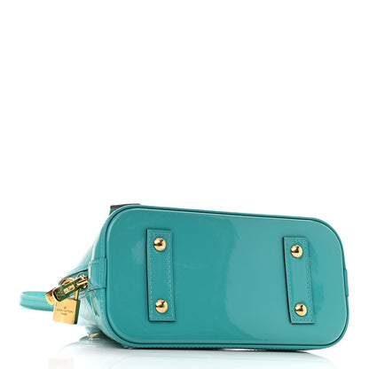 Louis Vuitton Vernis Alma BB Blue Lagon 3 of 8