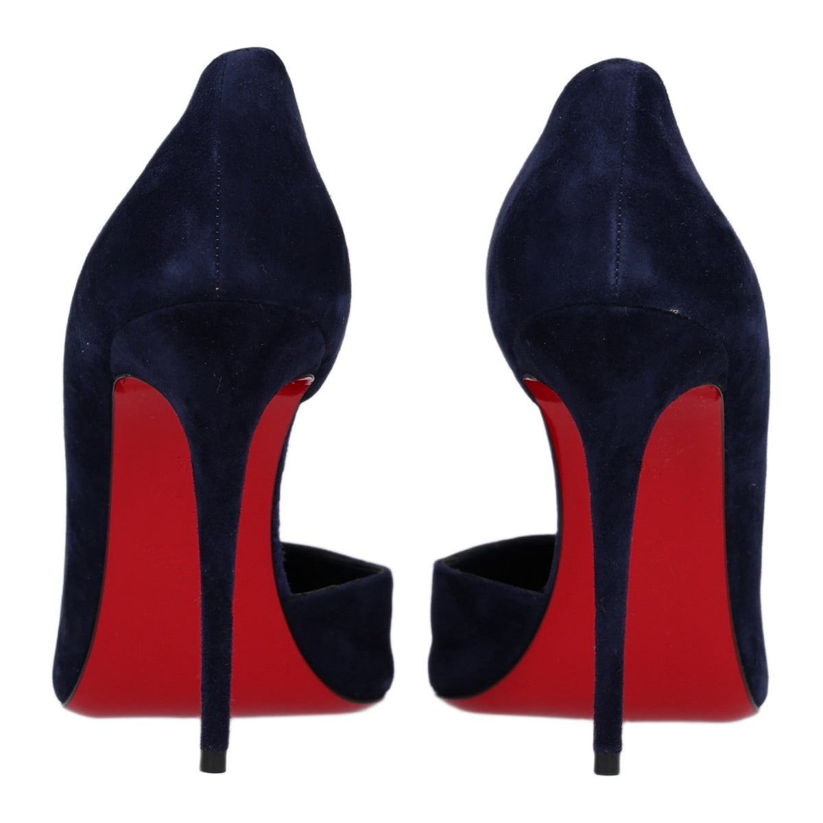 Christian Louboutin Suede Iriza 100 Pumps 38.5 Obscur 6 of 9