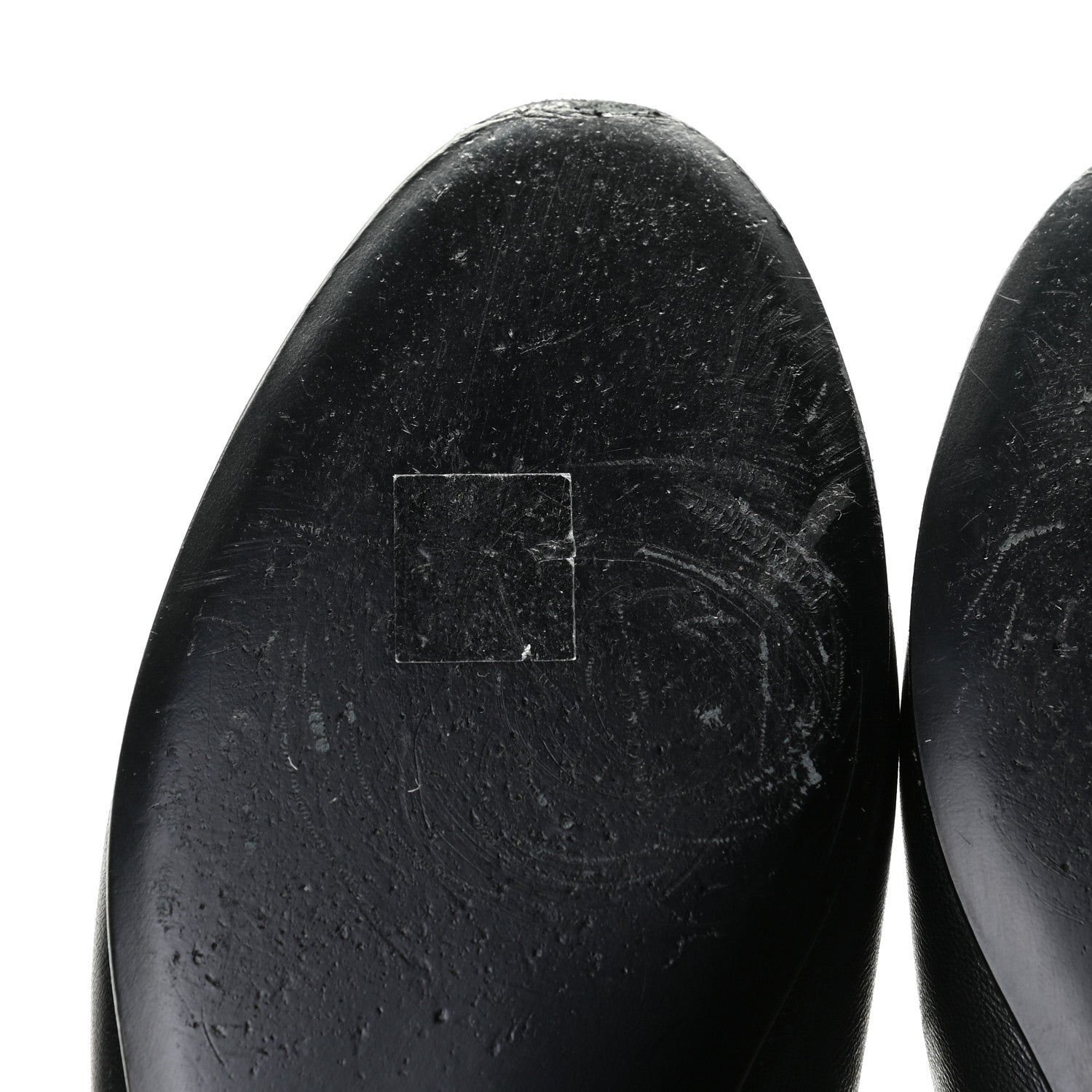 Chanel Lambskin Patent Cap Toe Ballerina Flats 40 Black 9 of 13