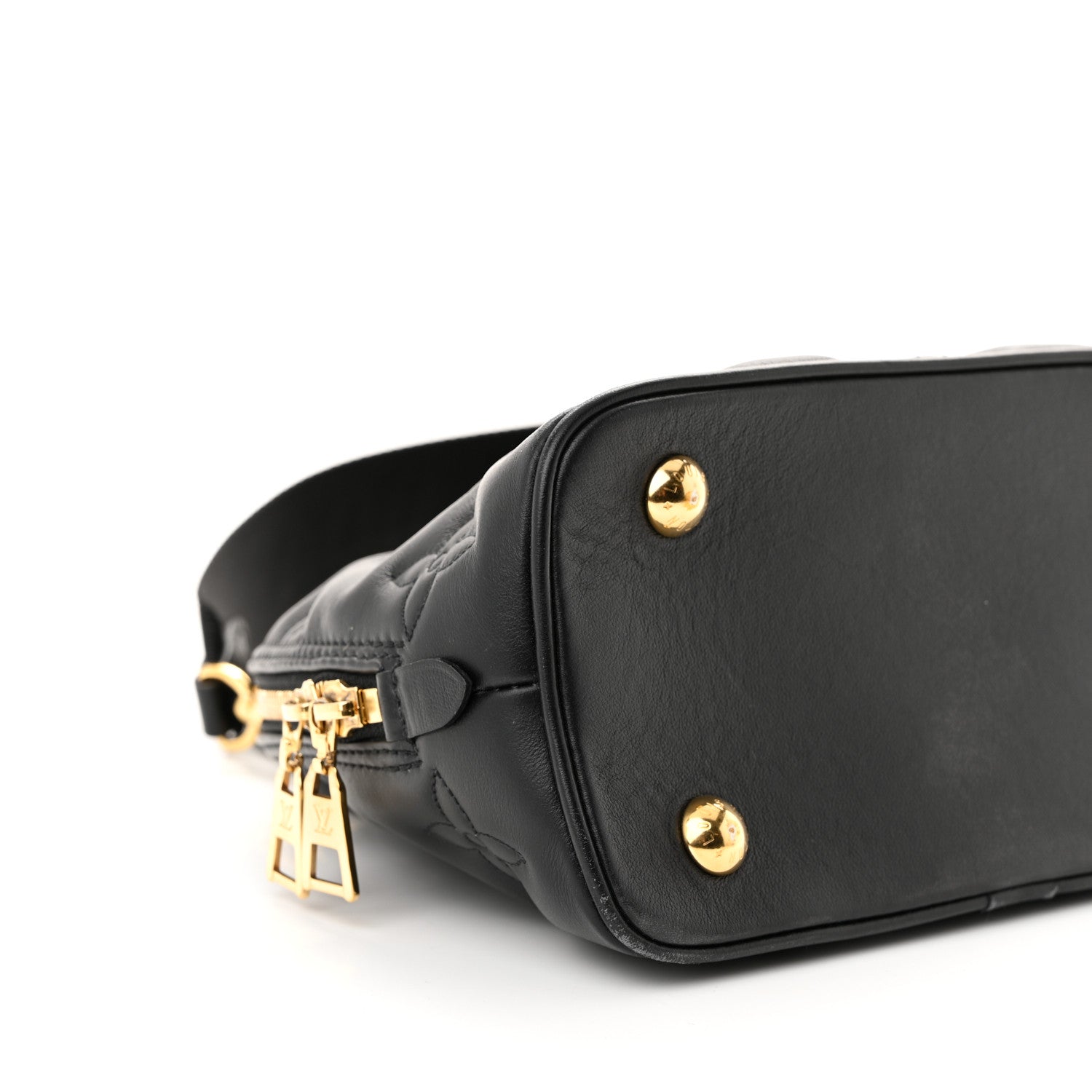 Louis Vuitton Calfskin Bubblegram Alma BB Black 8 of 9