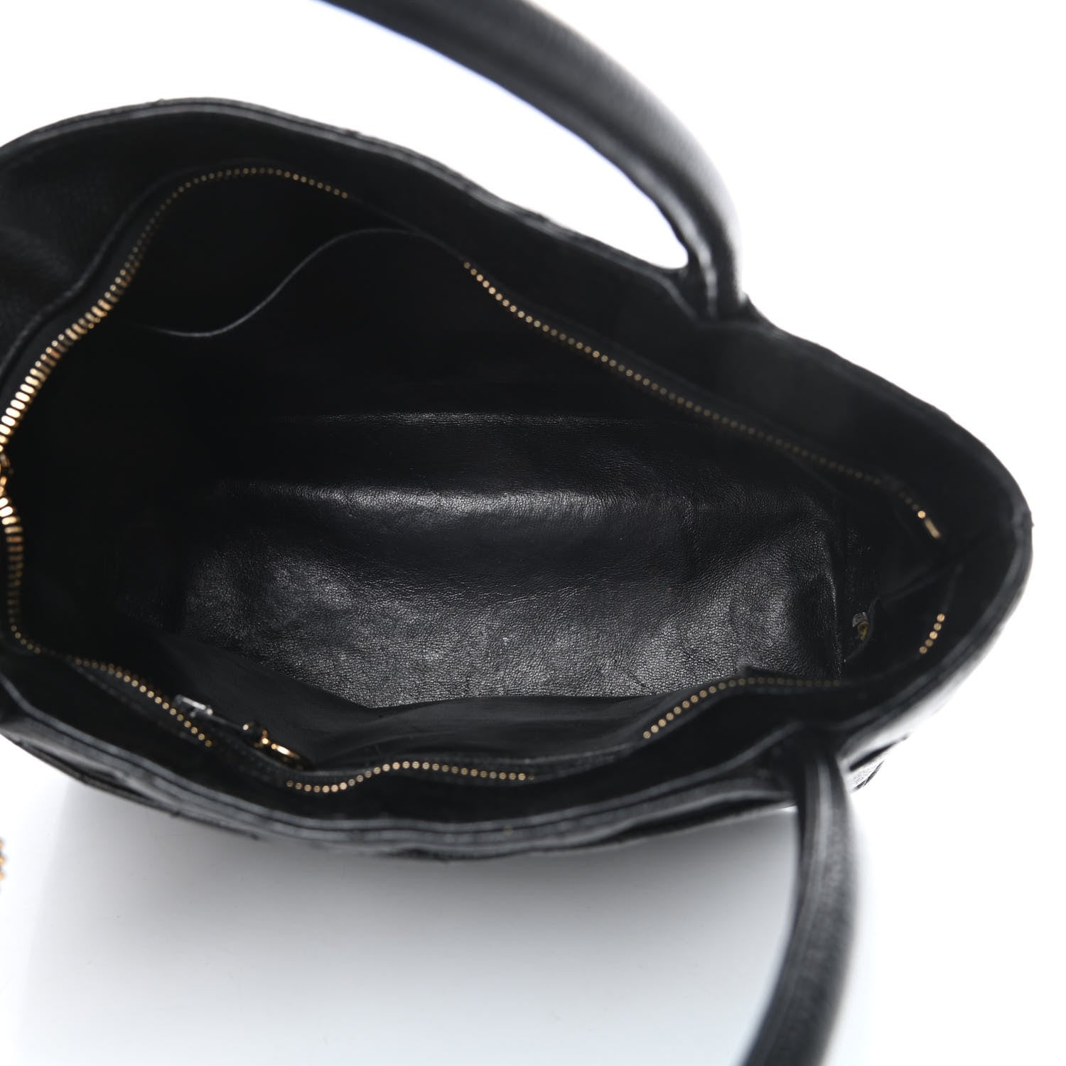 Chanel Caviar Quilted Medallion Tote Black 5 of 14