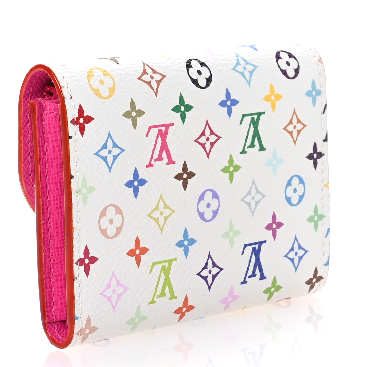 Louis Vuitton LV X TM Monogram Multicolor Rosalie Coin Purse White Kawaii Pink 3 of 6