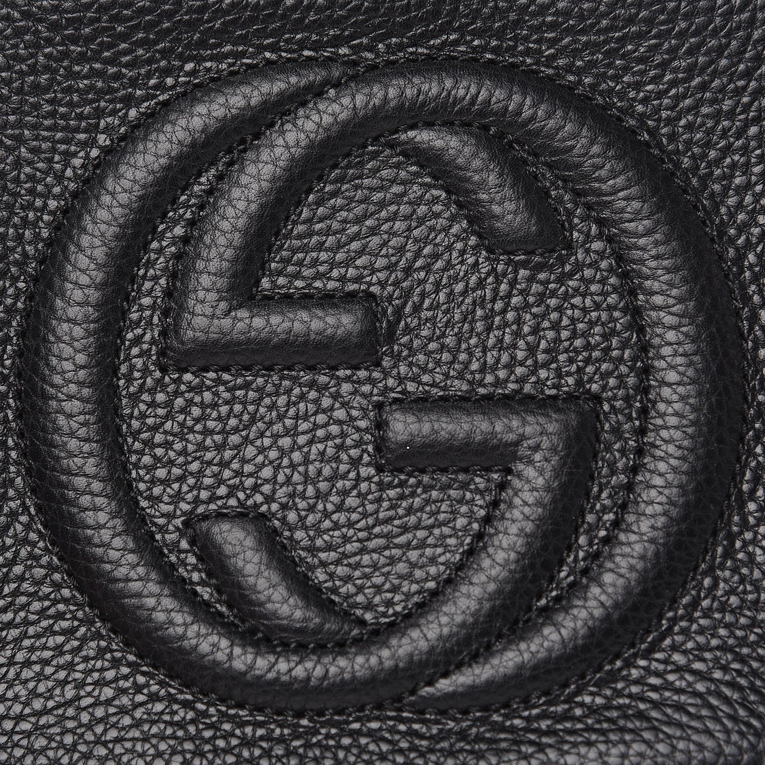 Gucci Pebbled Calfskin Small Soho Disco Bag Black 9 of 9