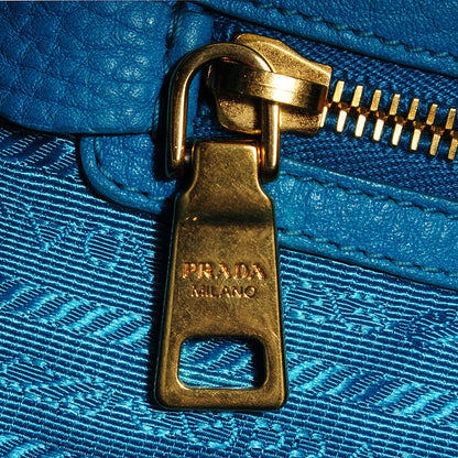 Prada Vitello Daino Hobo Turchese 9 of 11