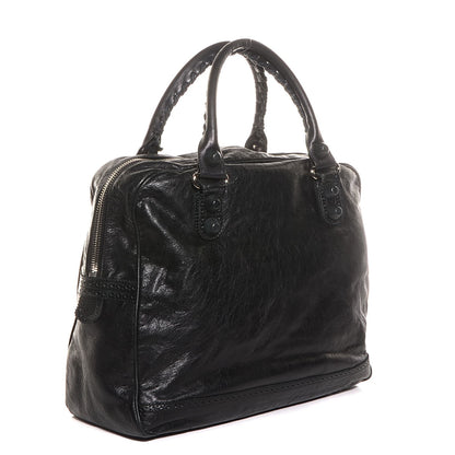 Balenciaga Agneau Giant Brogues Hardware Office Tote Black 3 of 9