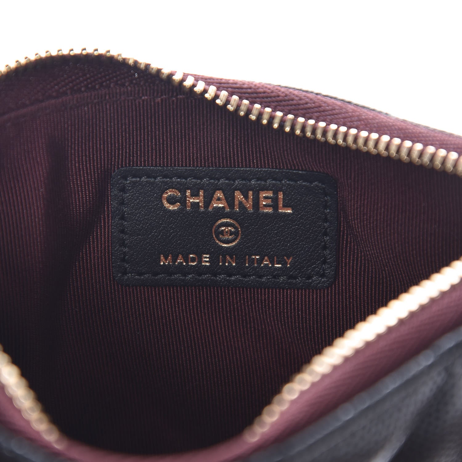 Chanel Caviar Quilted Small Cosmetic Case Black 6 of 8
