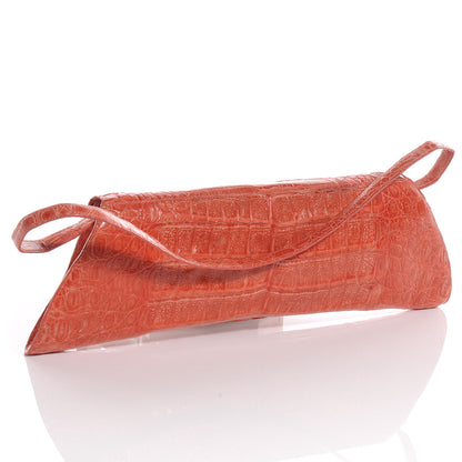 Nancy Gonzalez Crocodile Long Clutch Orange 3 of 7