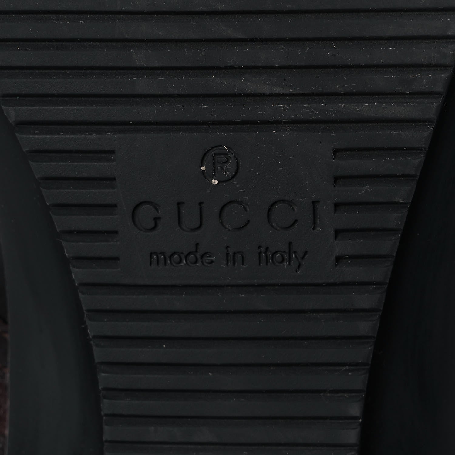 Gucci Diamante Calfskin Mens Driver Loafers 9 Brown 6 of 12