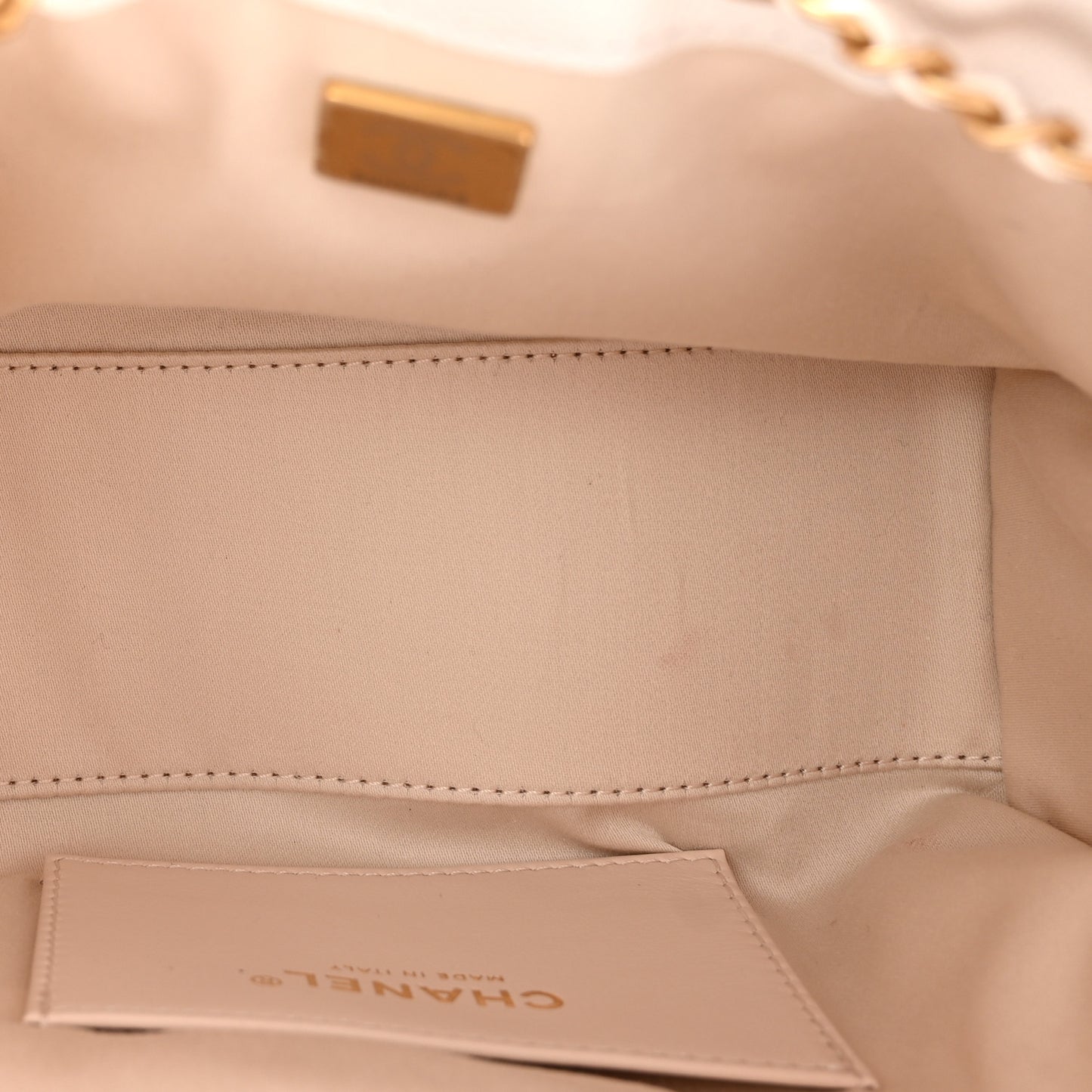 Caviar Quilted Mini Chanel 25 Handbag White
