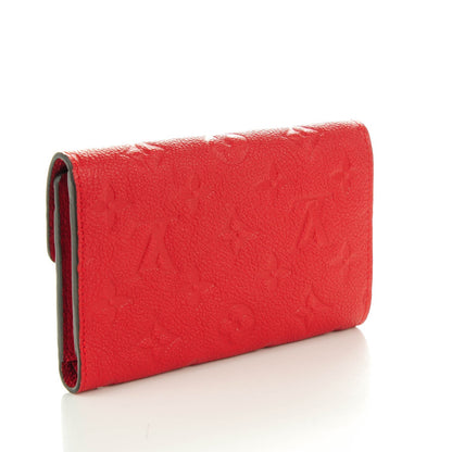 Louis Vuitton Empreinte Compact Curieuse Wallet Cherry 3 of 7