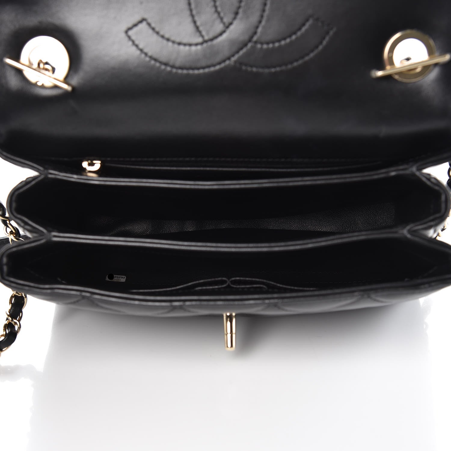 Chanel Lambskin Quilted Small Trendy CC Dual Handle Flap Bag Black 5 of 9