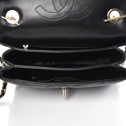 Chanel Lambskin Quilted Small Trendy CC Dual Handle Flap Bag Black 5 of 9