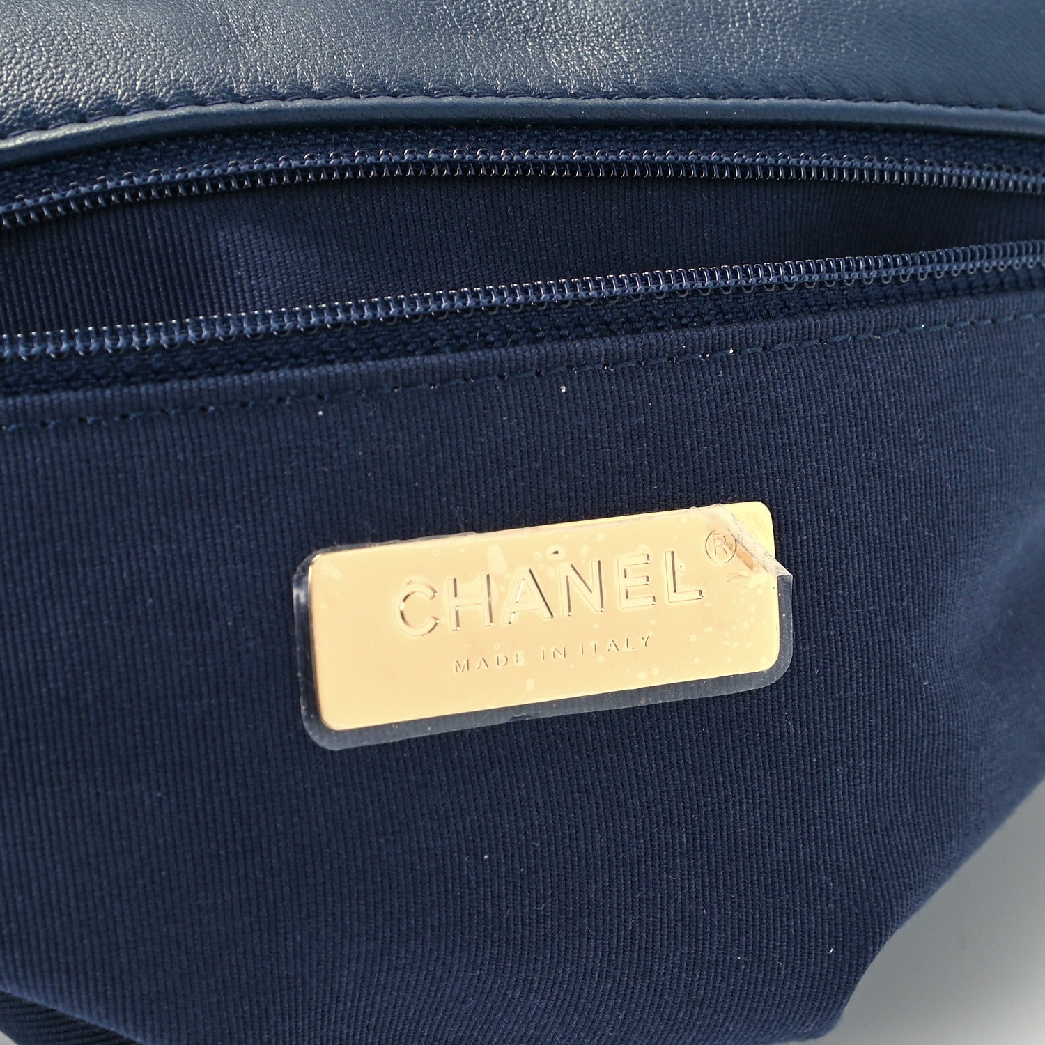 Chanel Lambskin Quilted Large Chanel 19 Flap Navy Blue 6 of 10