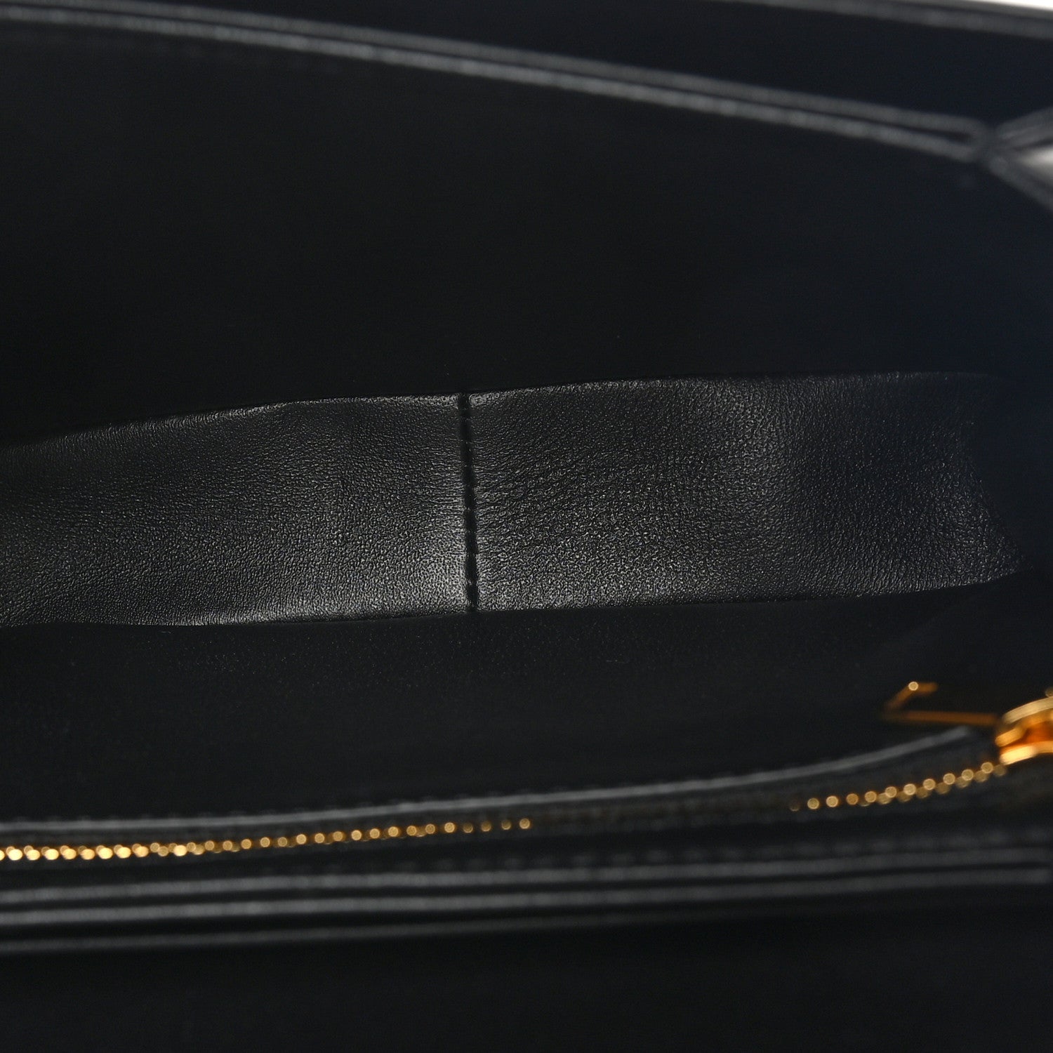 Celine Shiny Calfskin Teen Triomphe Black 5 of 9