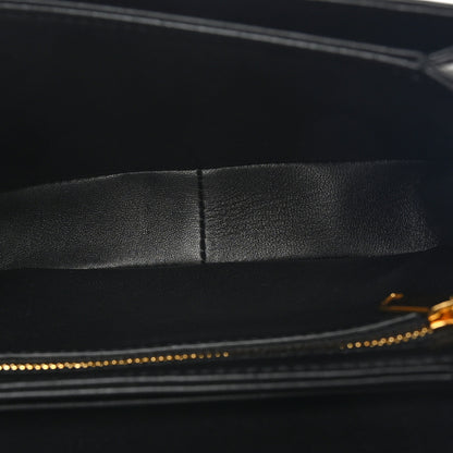 Celine Shiny Calfskin Teen Triomphe Black 5 of 9