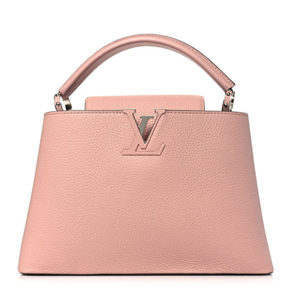 Louis Vuitton Taurillon Capucines PM Magnolia 1 of 9