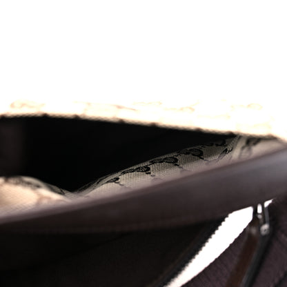 Gucci GG Monogram Double Pocket Belt Bag Dark Brown 5 of 16