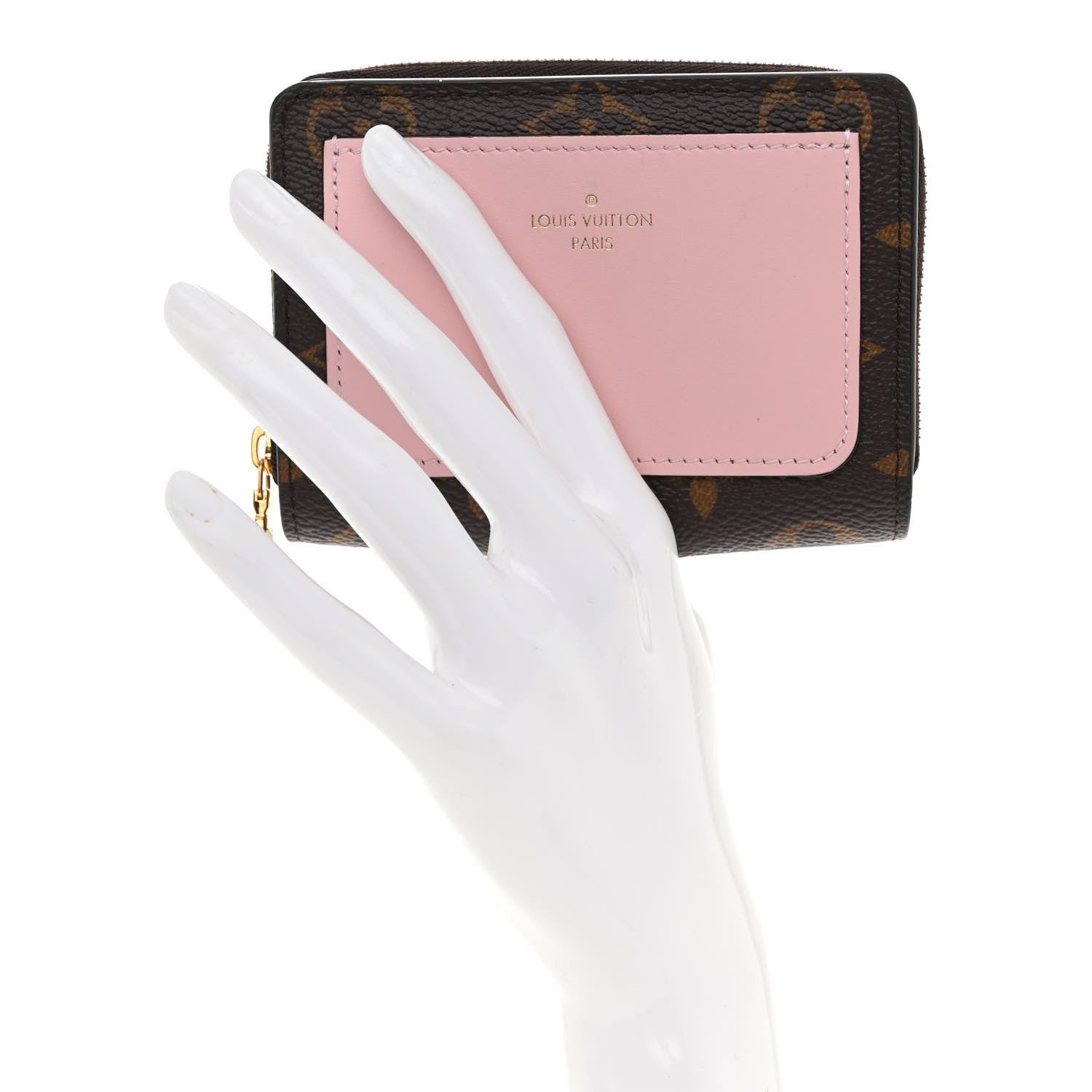 Louis Vuitton Monogram Juliette Wallet Rose Ballerine 2 of 7