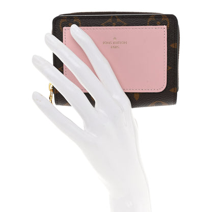 Louis Vuitton Monogram Juliette Wallet Rose Ballerine 2 of 7