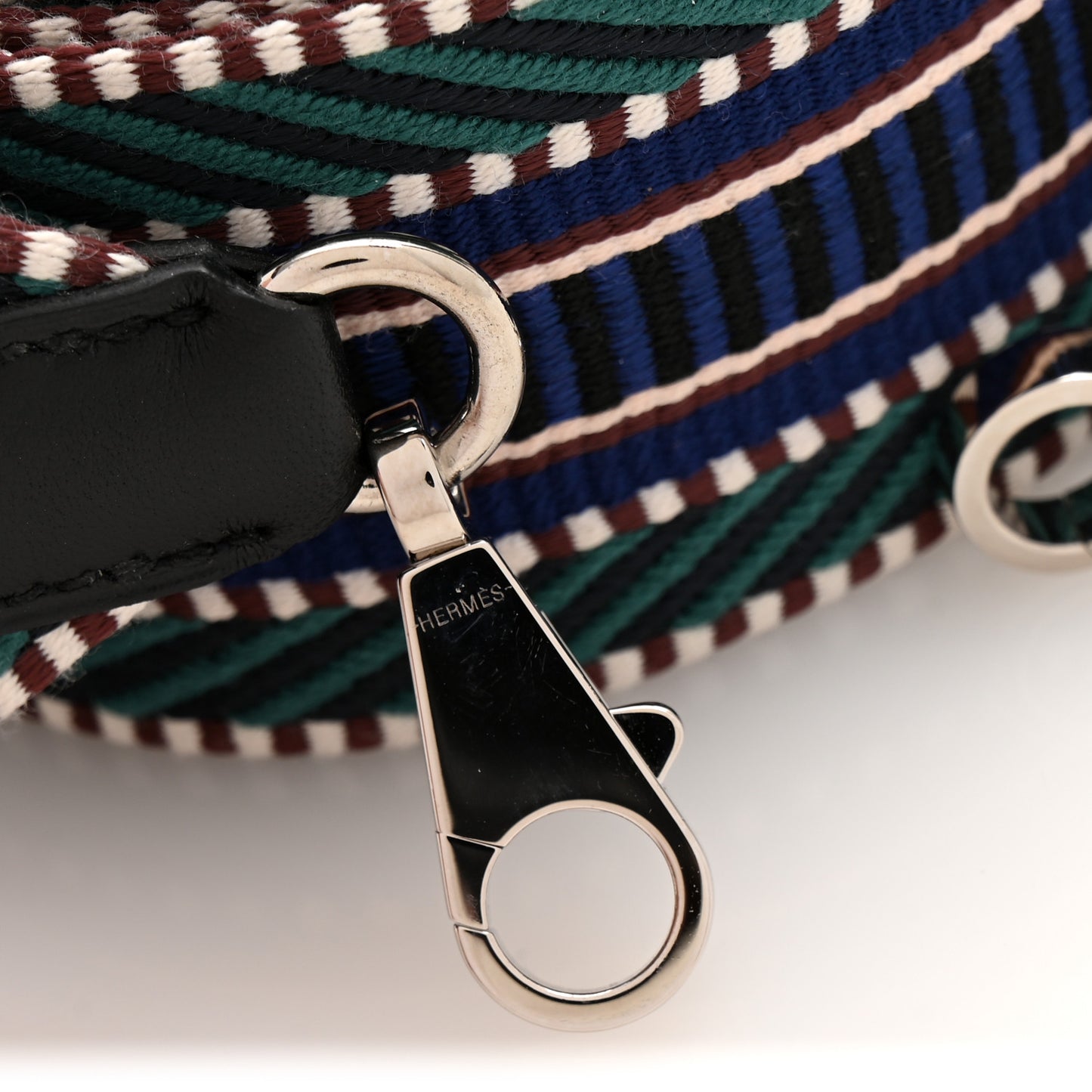 Toile Swift 50mm Sangle Cavale Shoulder Strap Malachite Bleu Electrique Black