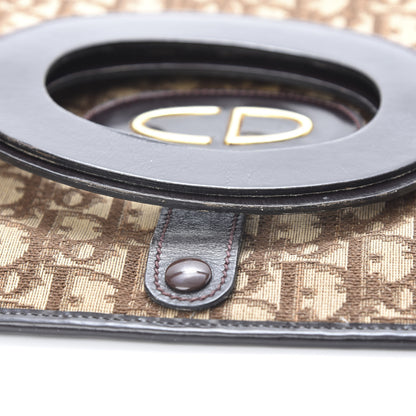 Christian Dior Monogram Fold Over Clutch Brown 11 of 11