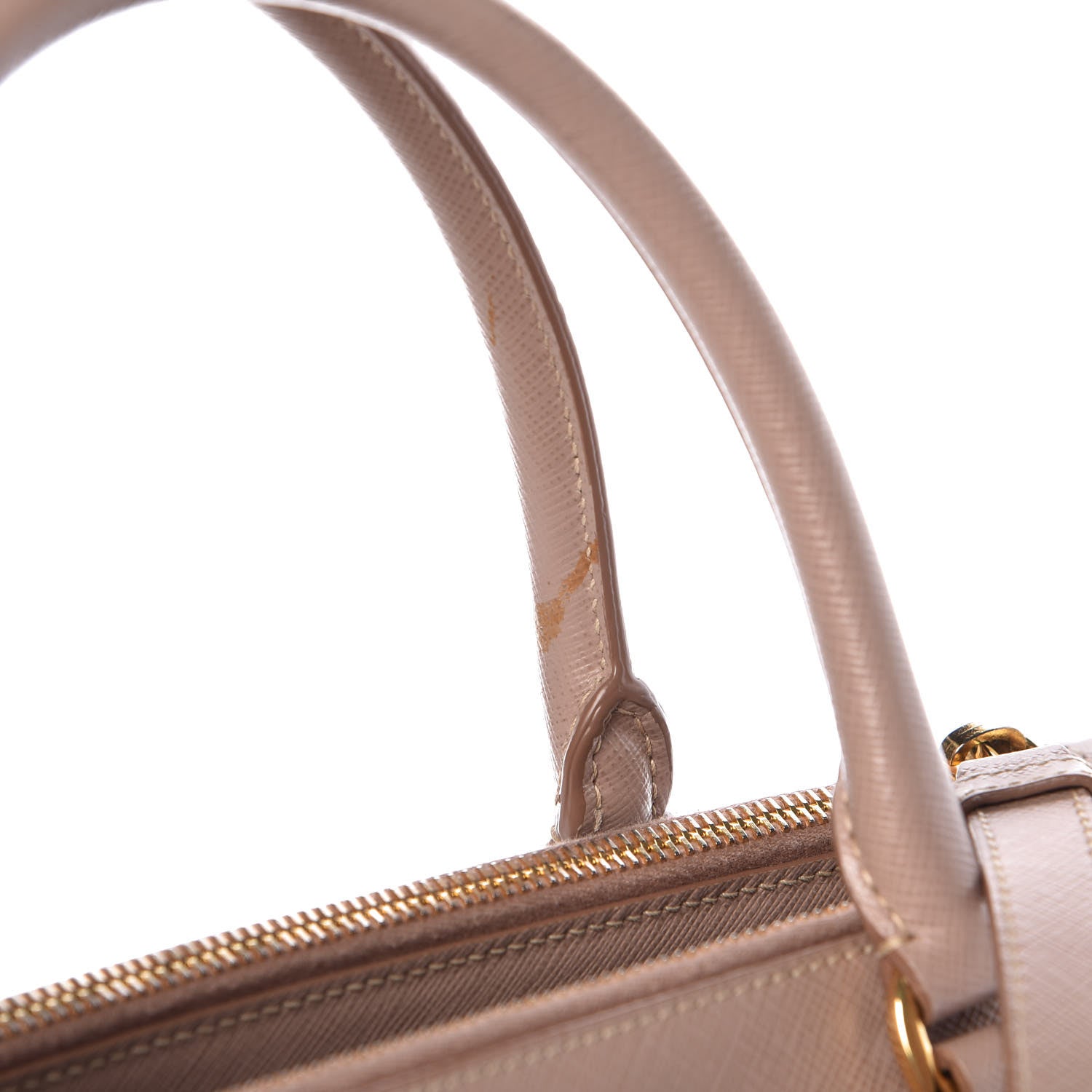 Prada Saffiano Small Galleria Double Zip Tote Cammeo 12 of 14