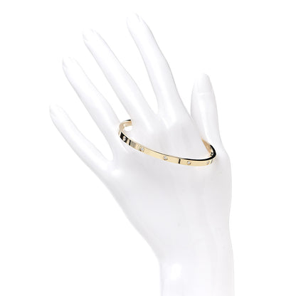 Cartier 18K Yellow Gold 10 Diamond Small LOVE Bracelet 17 2 of 6