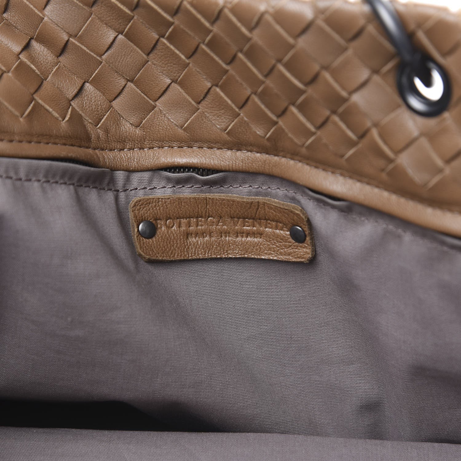 Bottega Veneta Nappa Intrecciato Large Capri Tote Maple 6 of 14