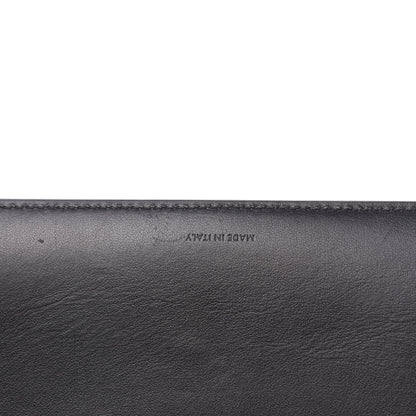 Celine Grained Calfskin Large Multifunction Strap Wallet Black 7 of 8
