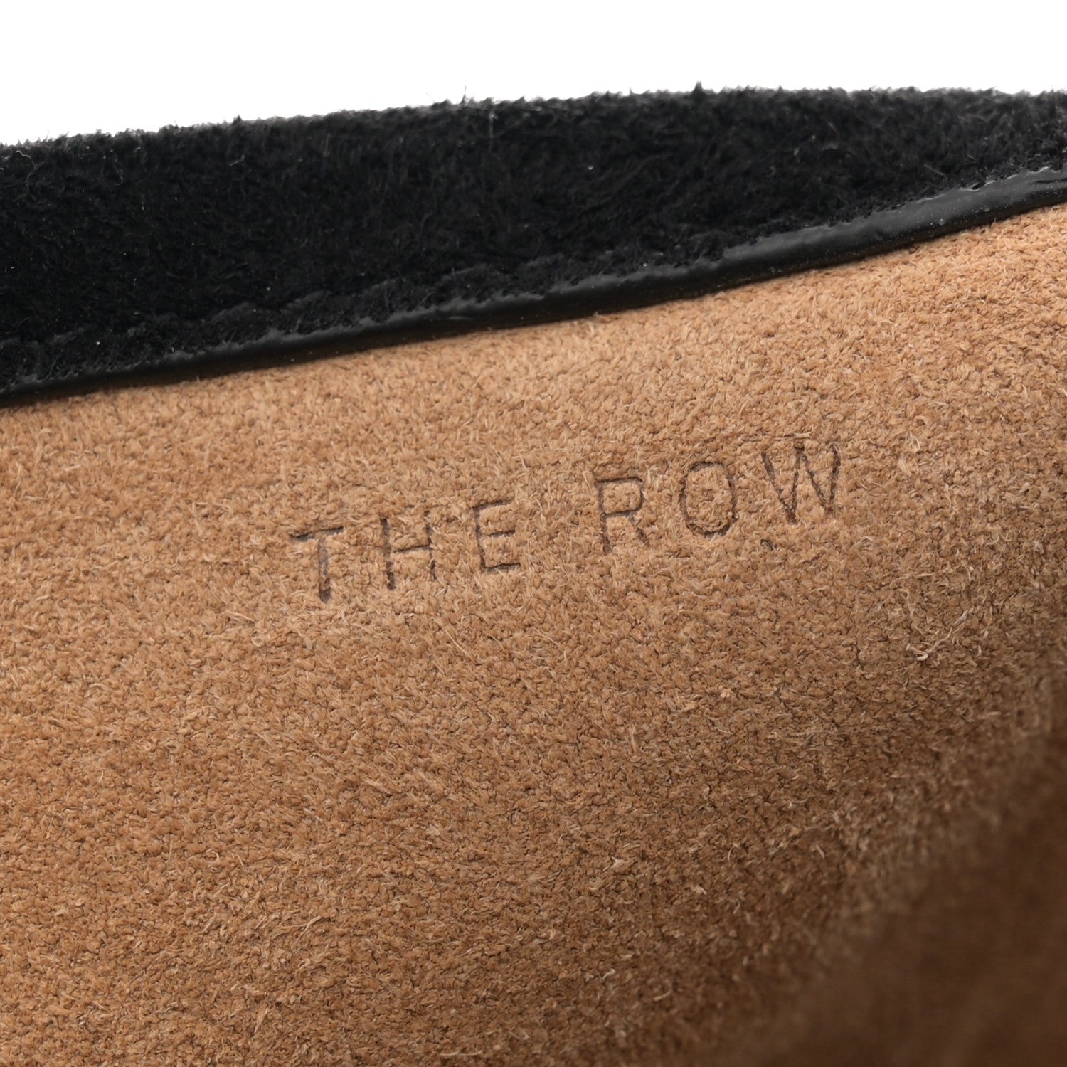 The Row Suede Calfskin Medium N/S Park Tote Black 6 of 12