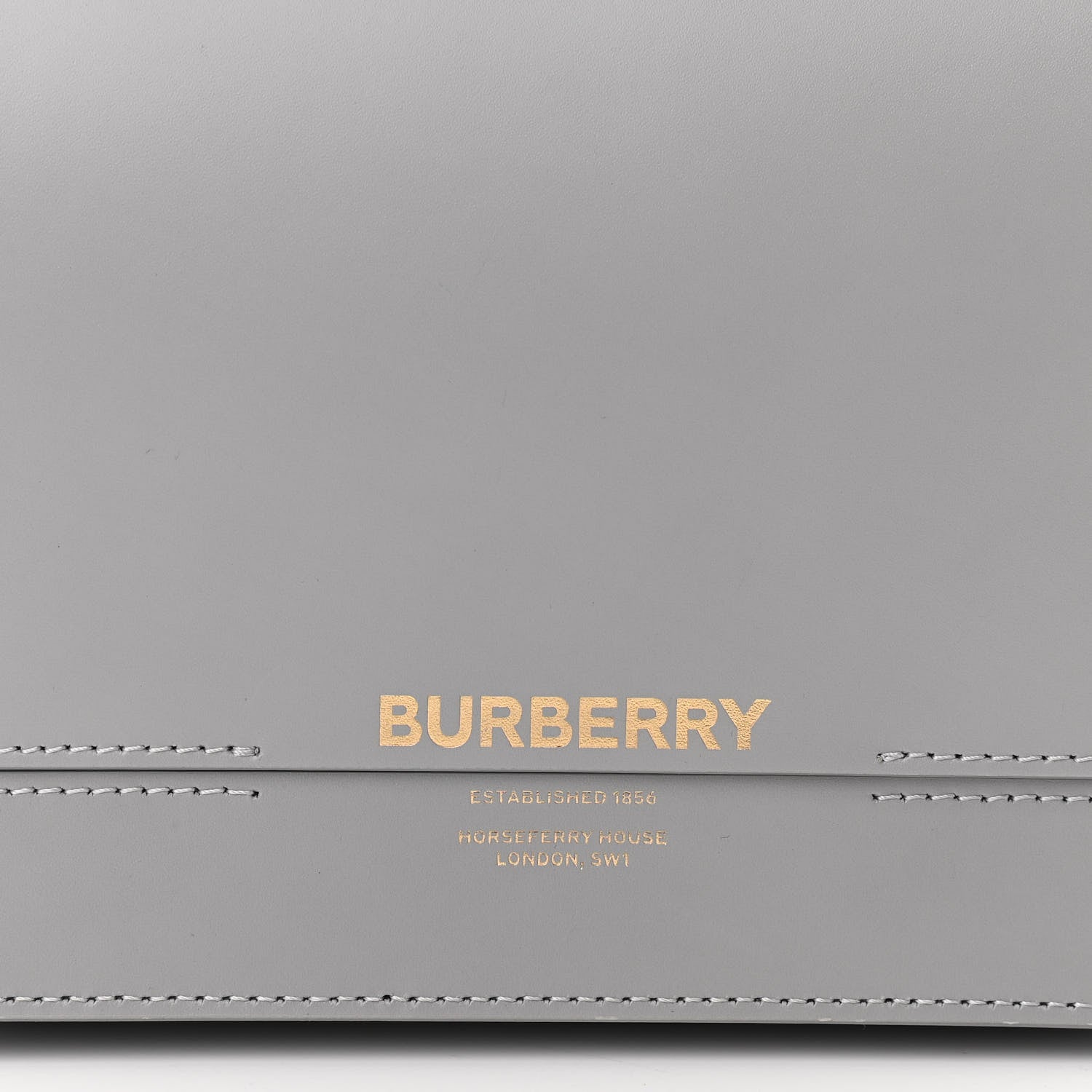 Burberry Smooth Calfskin Small Grace Bag Grey 7 of 11