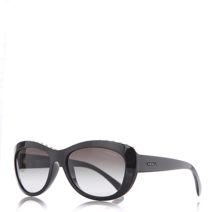Chanel Freshwater Cultured Pearl Butterfly Sunglasses 6038-H Black 1 of 7
