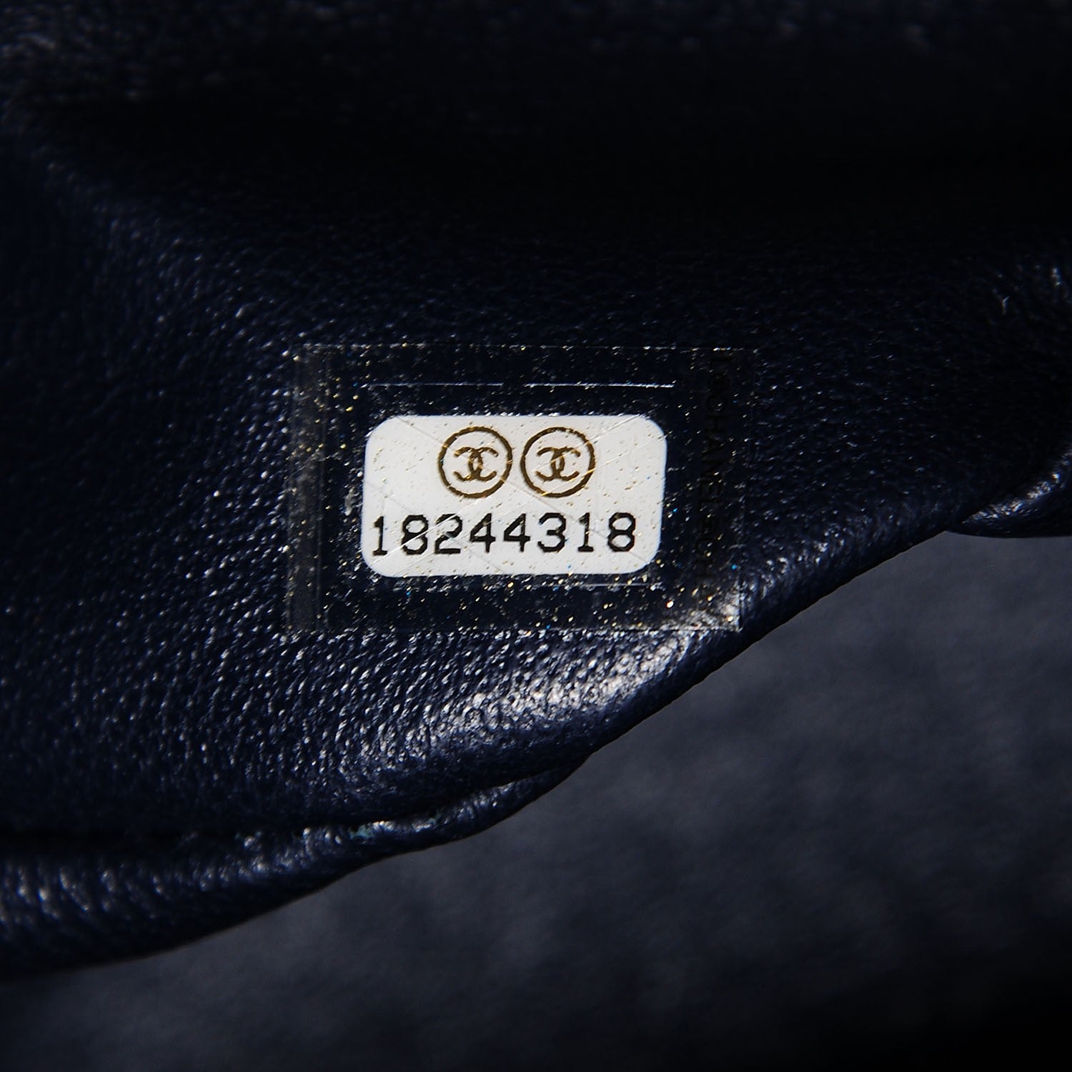 Chanel Caviar Quilted Maxi Double Flap Navy Blue 8 of 8