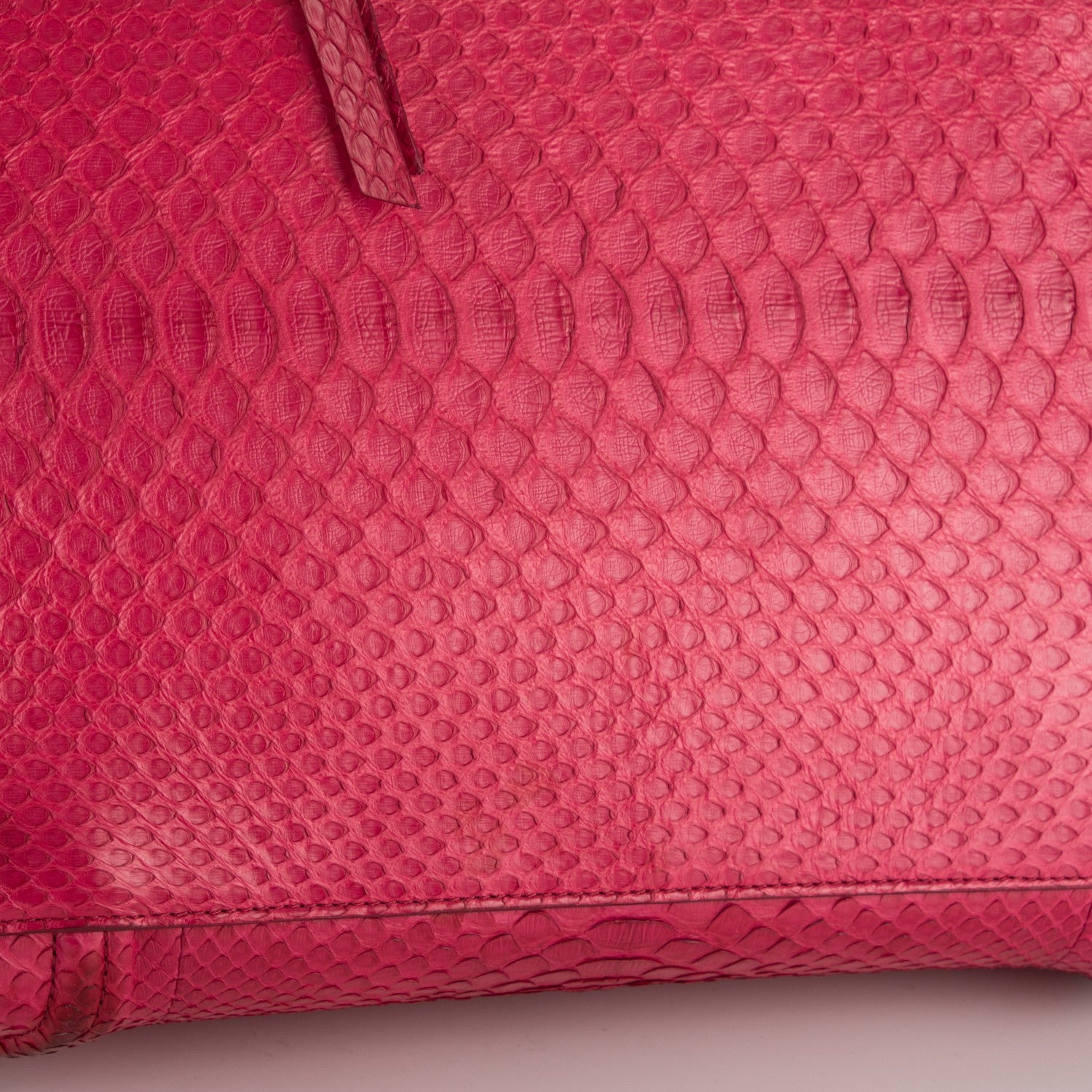 Celine Python Medium Phantom Luggage Red 8 of 8