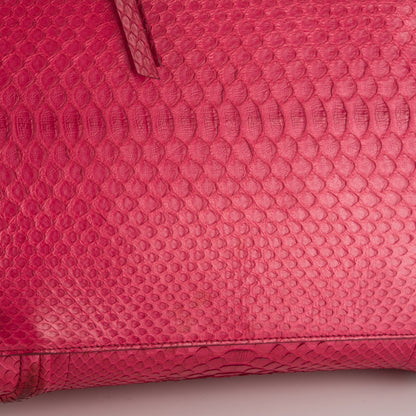 Celine Python Medium Phantom Luggage Red 8 of 8