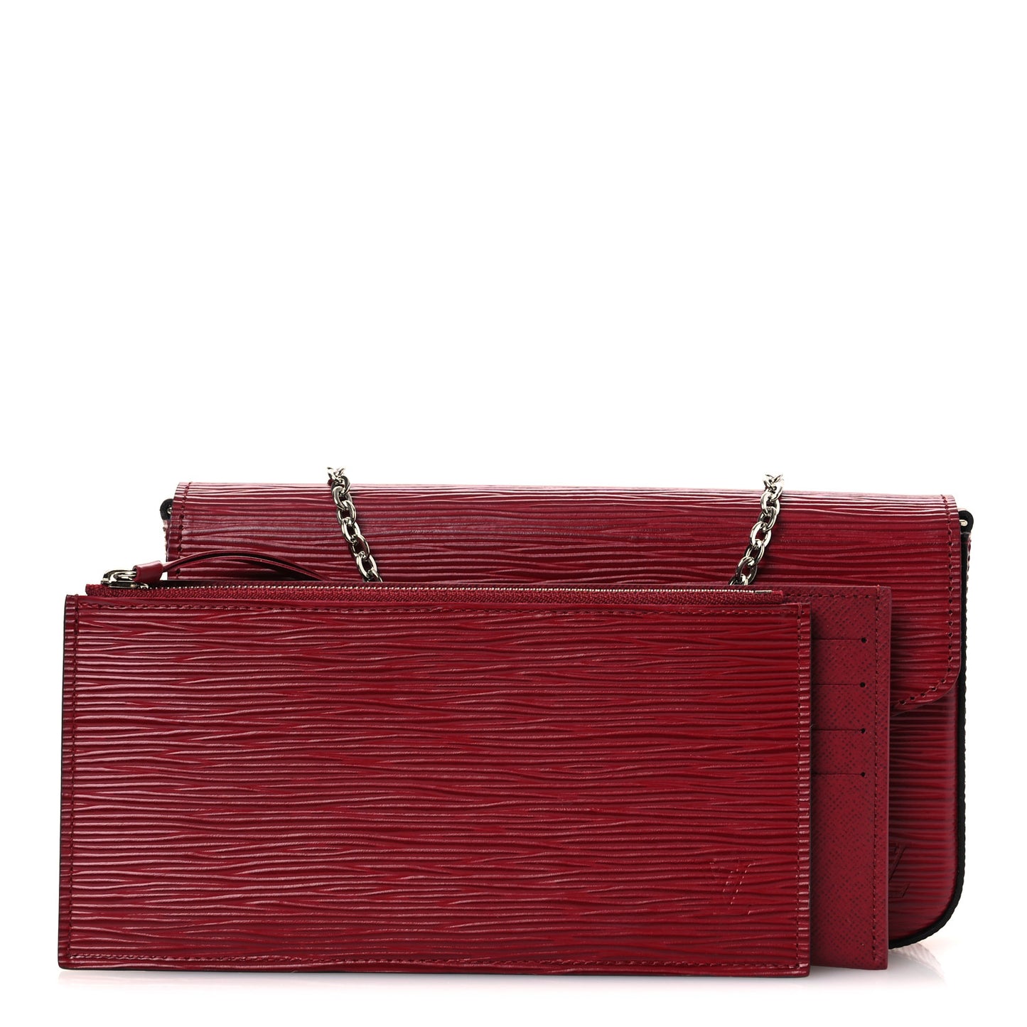 Epi Pochette Felicie Cherry Berry