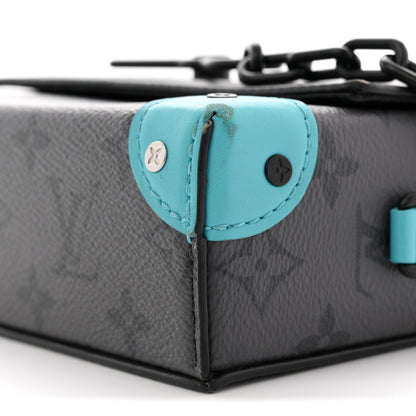 Louis Vuitton Reverse Monogram Eclipse Steamer Wearable Wallet Turquoise 9 of 12