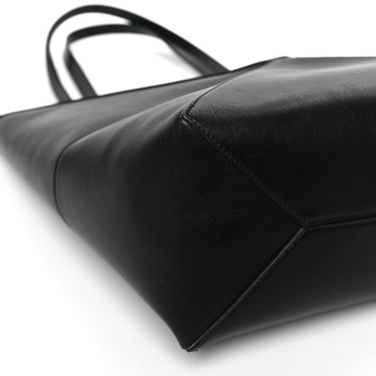 Loewe Shiny Calfskin Medium Puzzle Fold Tote Black 7 of 8