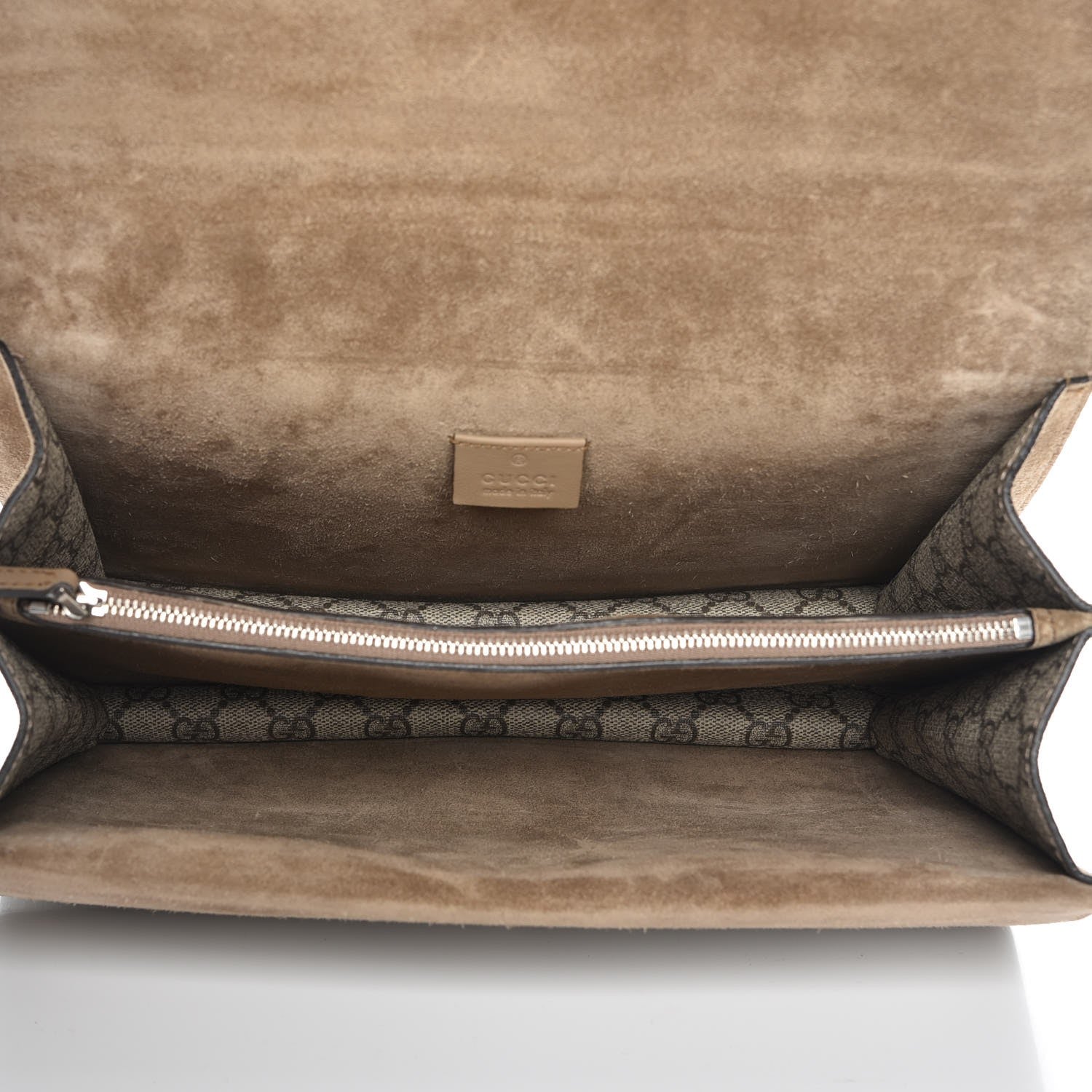 Gucci GG Supreme Monogram Medium Dionysus Shoulder Bag Taupe 7 of 9