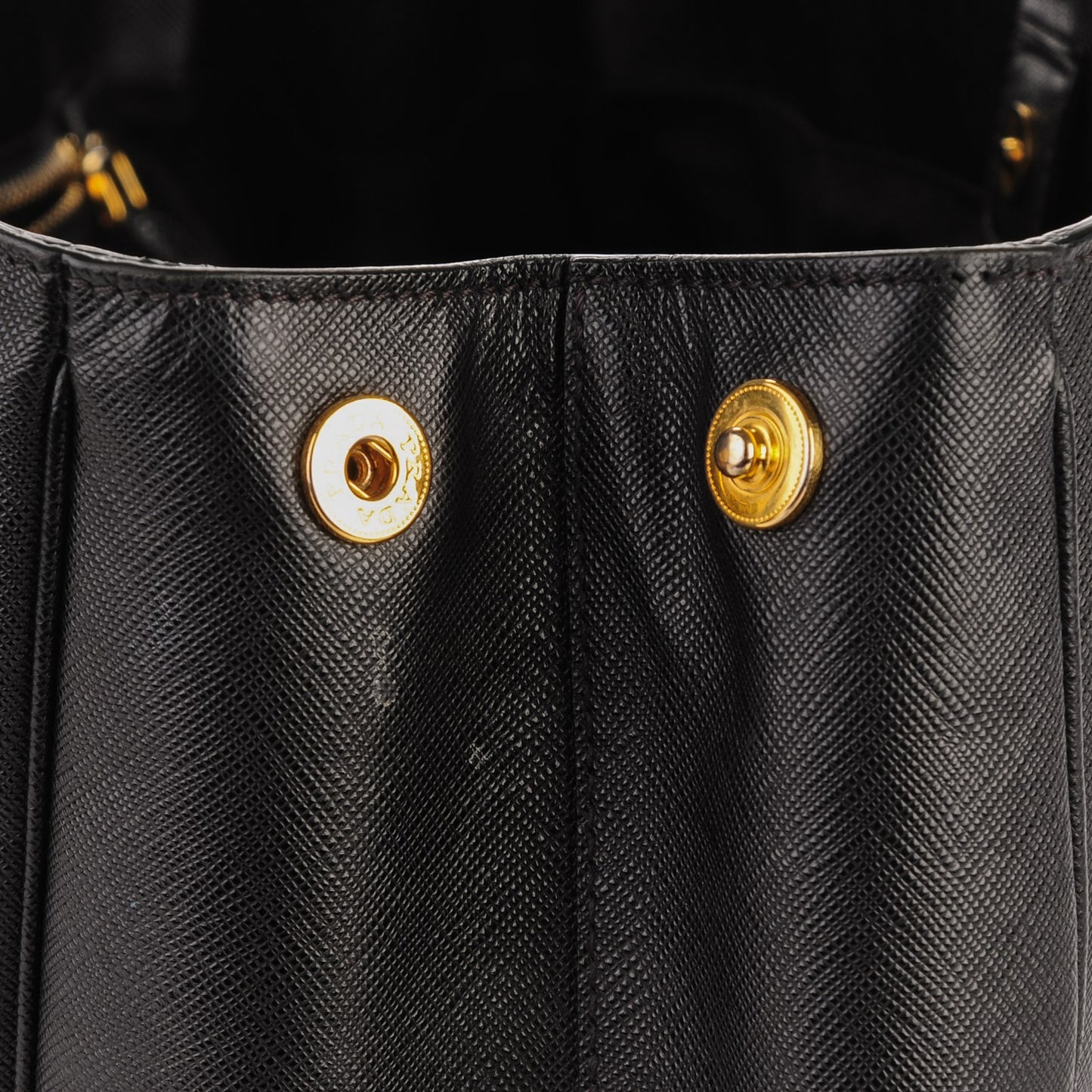 Saffiano Lux Large Tote Nero Black