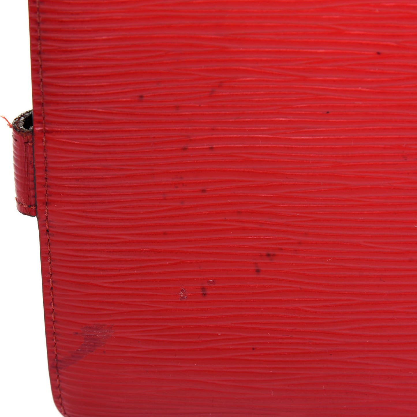 Epi Small Ring Agenda Cover Castillan Red