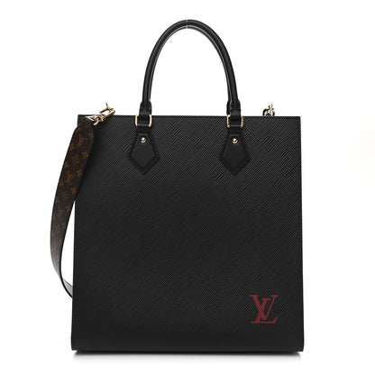 Louis Vuitton Epi Sac Plat PM Black 1 of 9