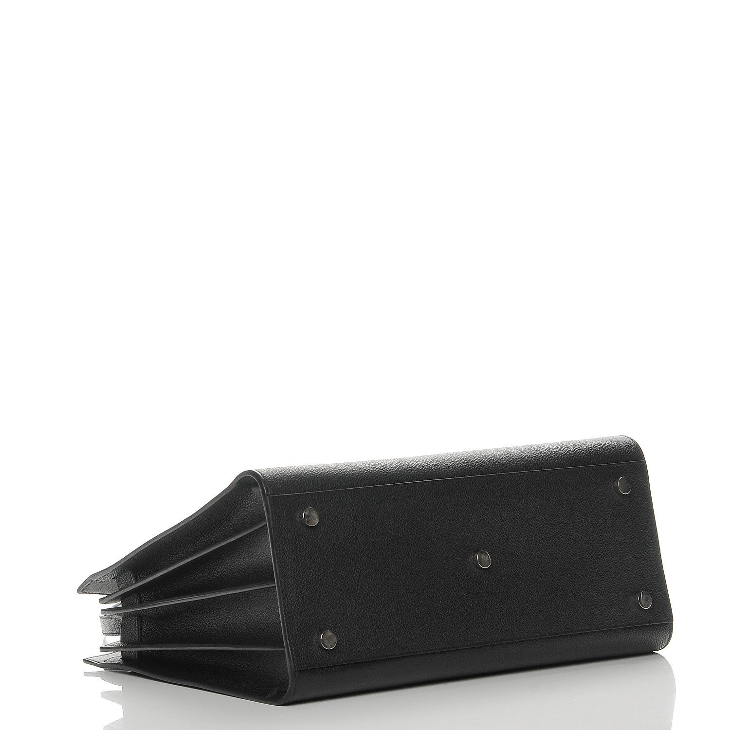 Saint Laurent Grained Calfskin Small Sac De Jour Black 5 of 9