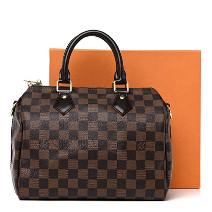 Louis Vuitton Damier Ebene Speedy Bandouliere 25 15 of 15