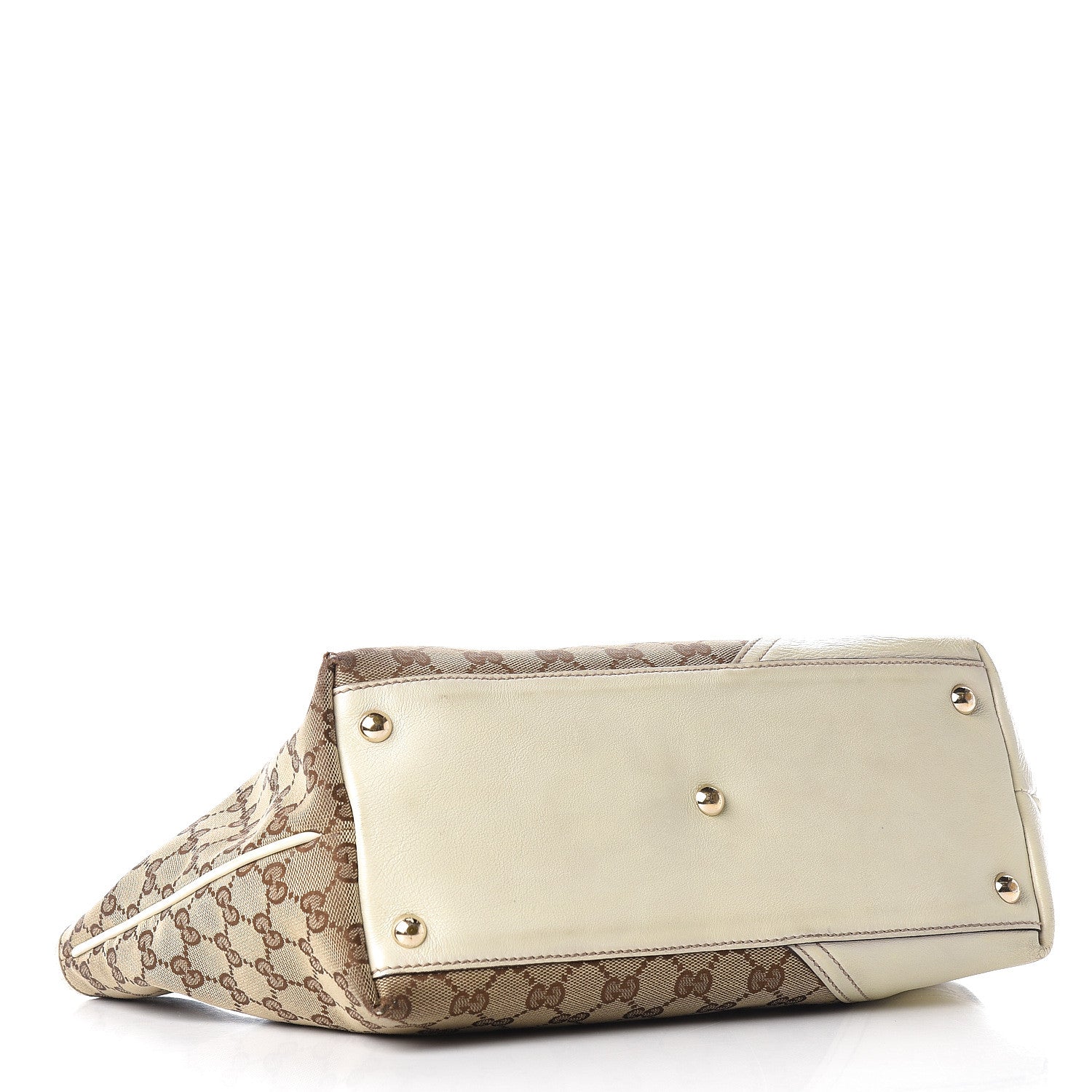 Gucci Monogram Medium New Britt Tote Off White 3 of 11