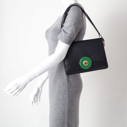 Louis Vuitton Epi Sac Friedland Black Green 2 of 9