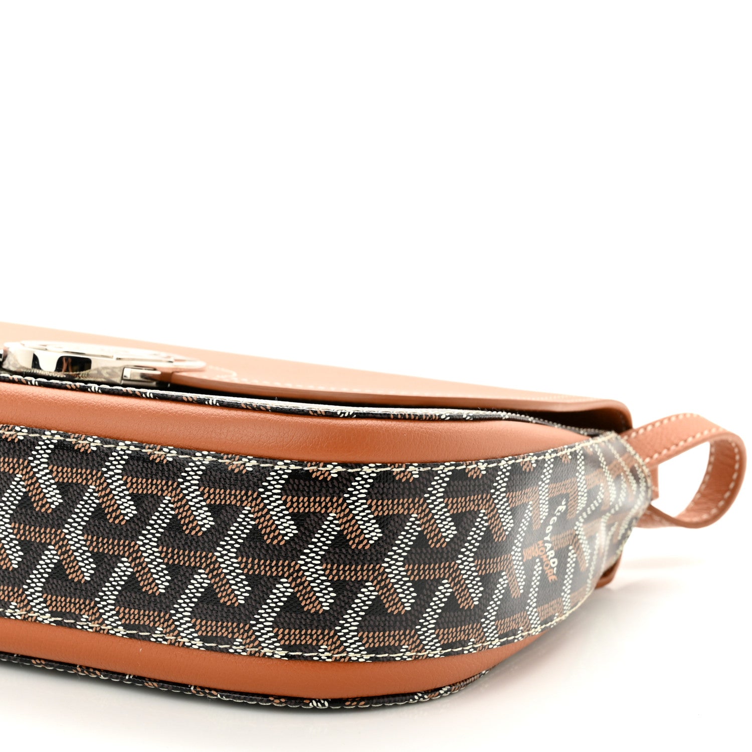 Goyard Goyardine 233 PM Shoulder Bag Black Gold 9 of 10
